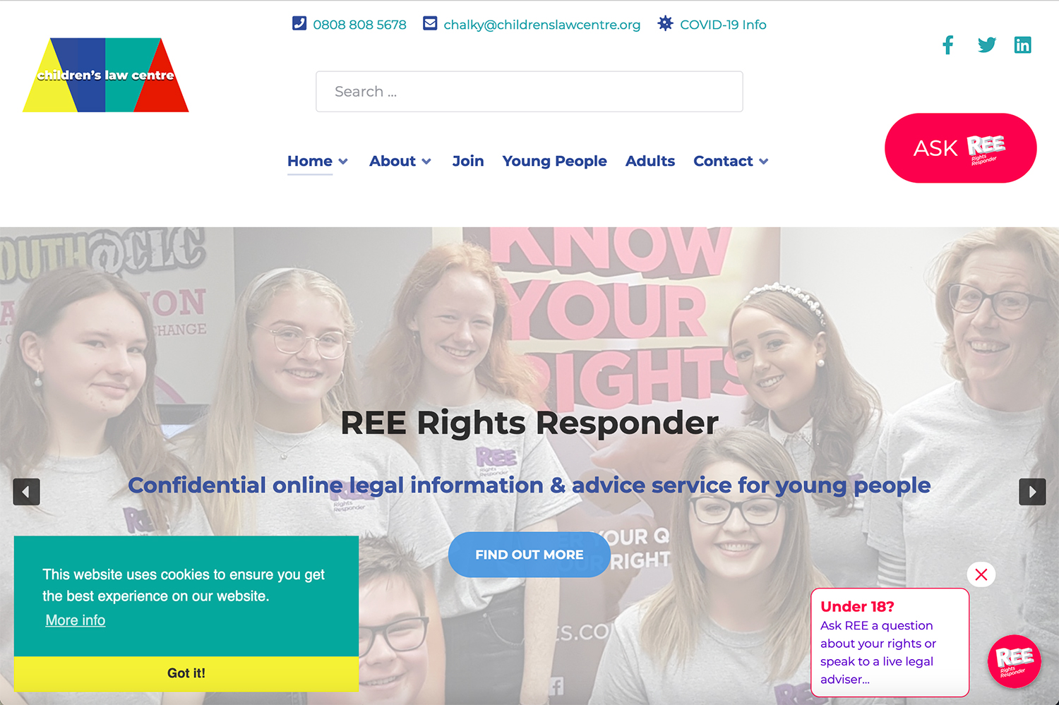Children's Law Centre Home Page